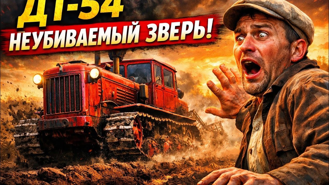 ДТ-54 — ТРАКТОР, КОТОРЫЙ БОЯЛАСЬ ЗЕМЛЯ | ШОКИРУЮЩАЯ ПРАВДА