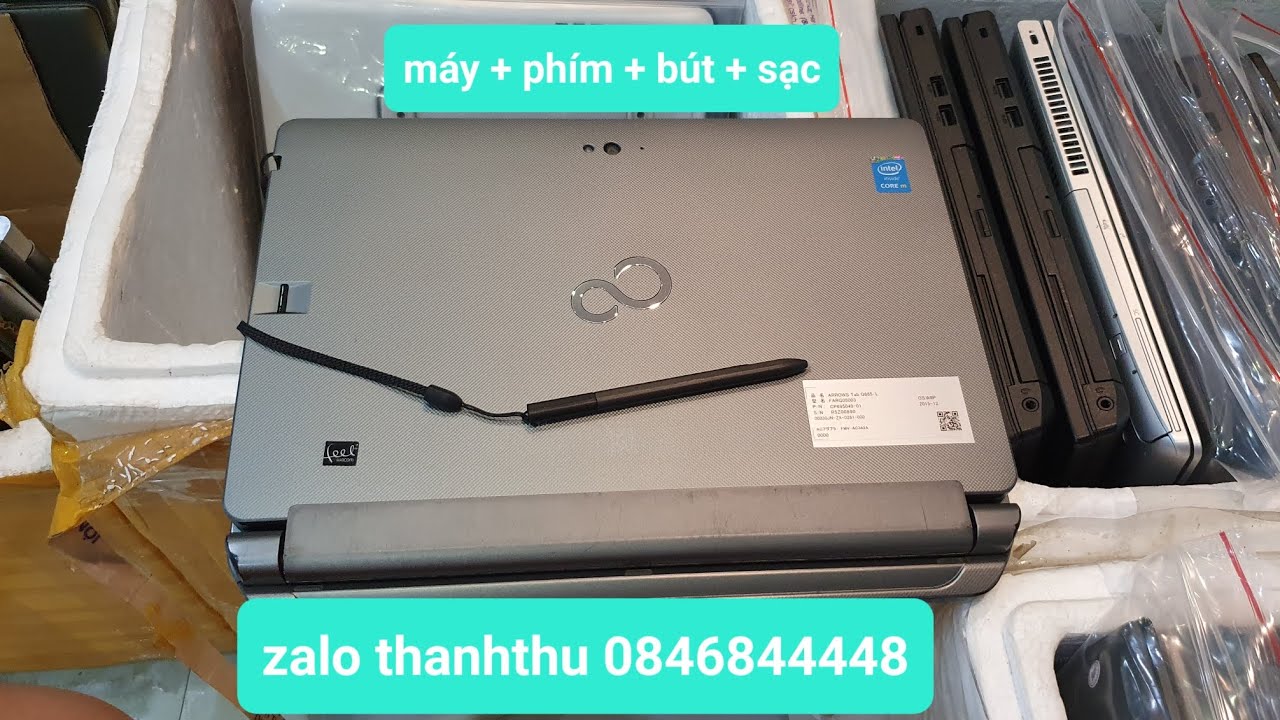 Đ&atilde; b&aacute;n. m&aacute;y Fujitsu Tab Q665 gồm m&aacute;y t&iacute;nh bảng + b&uacute;t + ph&iacute;m + sạc. Pin tr&acirc;u.  0846844448