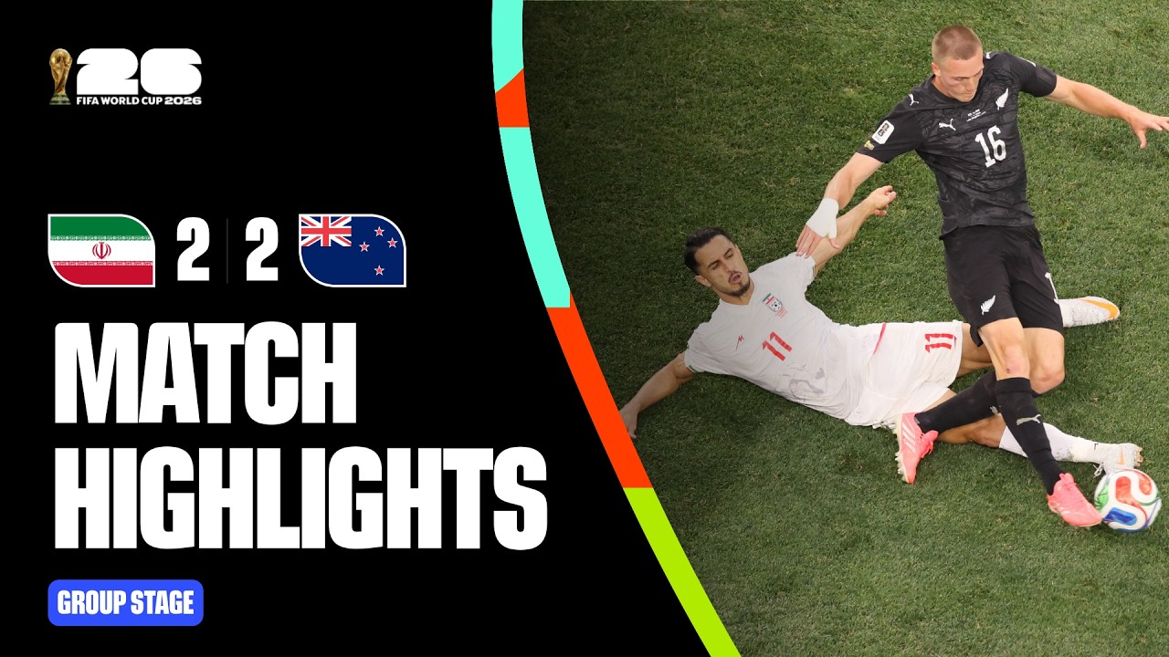 Highlights | IR Iran 2-2 New Zealand | FIFA World Cup 2026&trade;