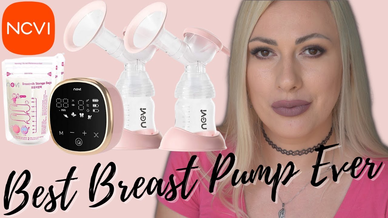 Under 60$ Portable Double Electric Breast Pumps Review | NCVI Dual Breastfeeding Milk Pump