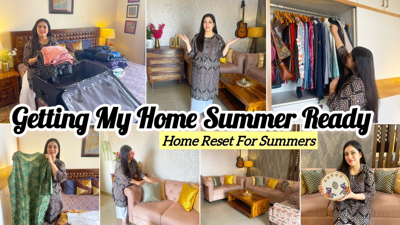 Getting My Home Summer Ready|Home Reset For Summers|Home Making