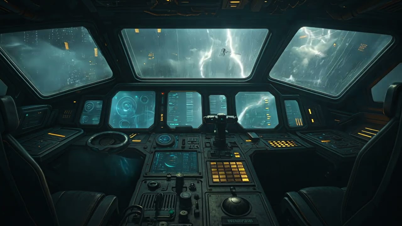 Spaceship Cabin | Relaxing Space Atmosphere for Study and Sleep