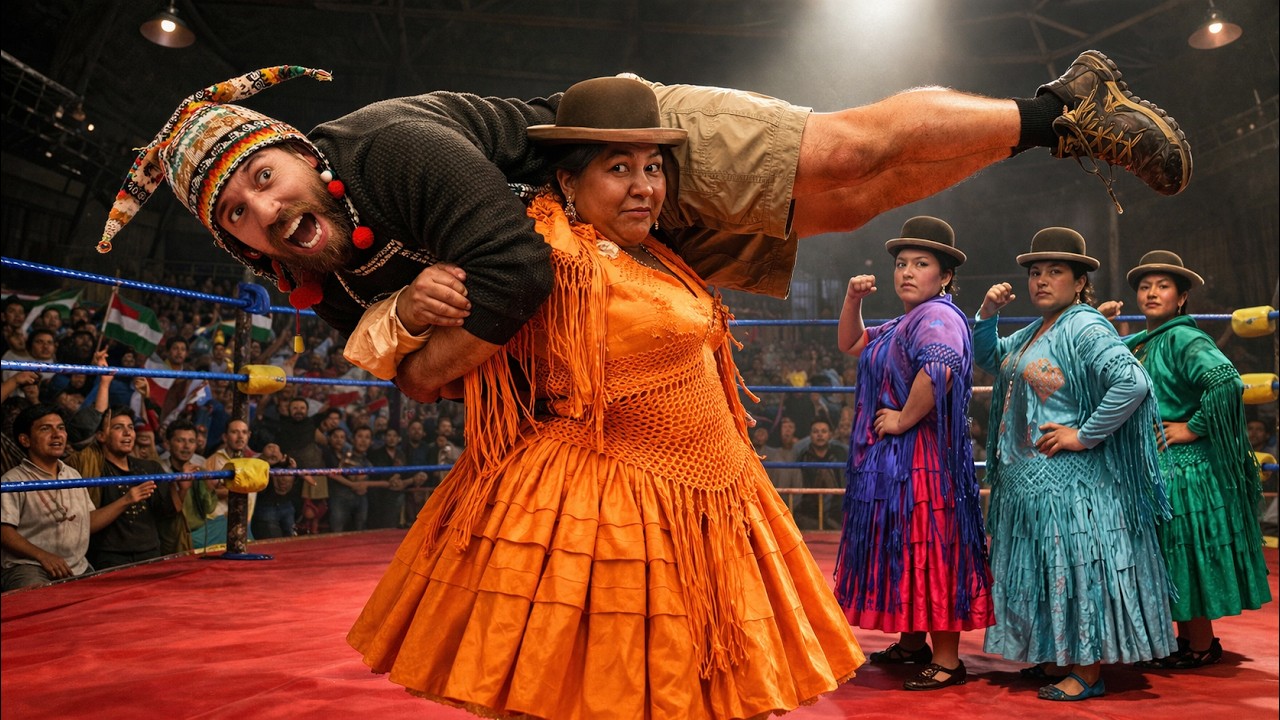 Getting Humiliated by a Cholita Wrestler in Bolivia