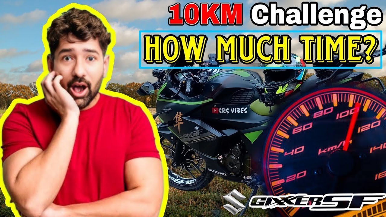 Result Dekh K shocked 🫨 Ho Jaoge | Timing Test For 10KM Non-Stop Ride | 100KMPH Speed | Gixxer SF250