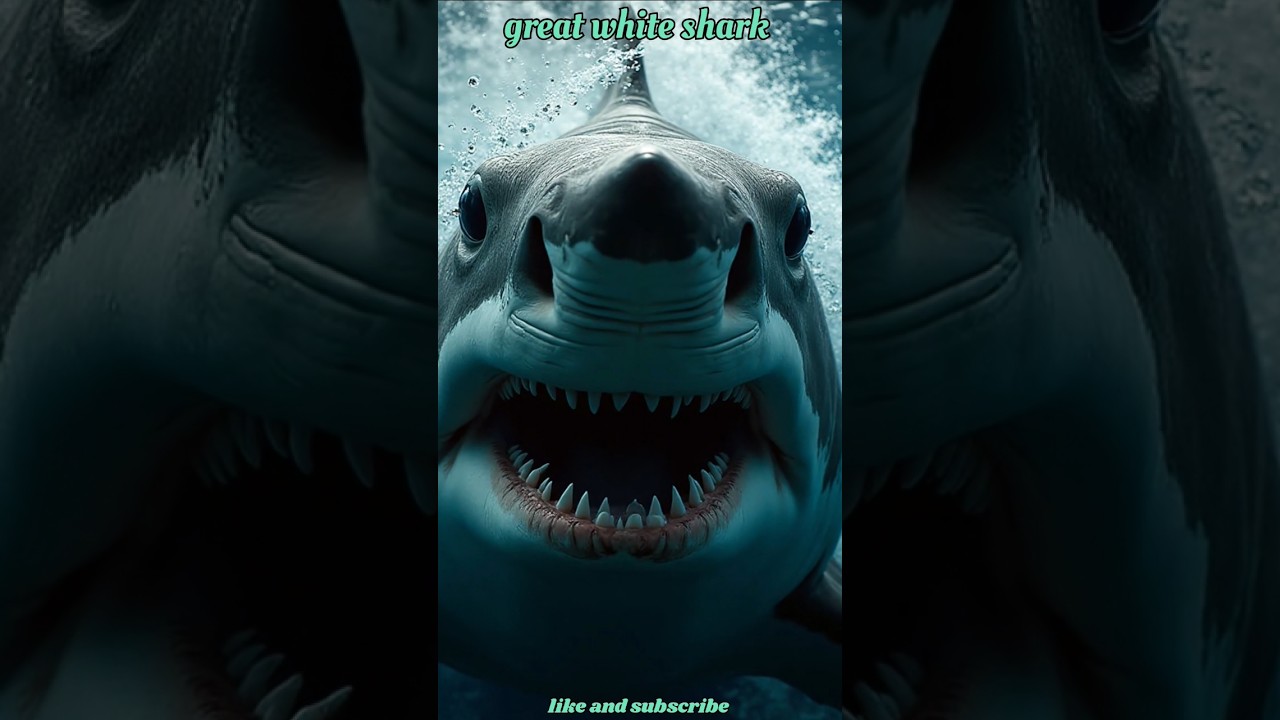 AI Great White Shark 4K