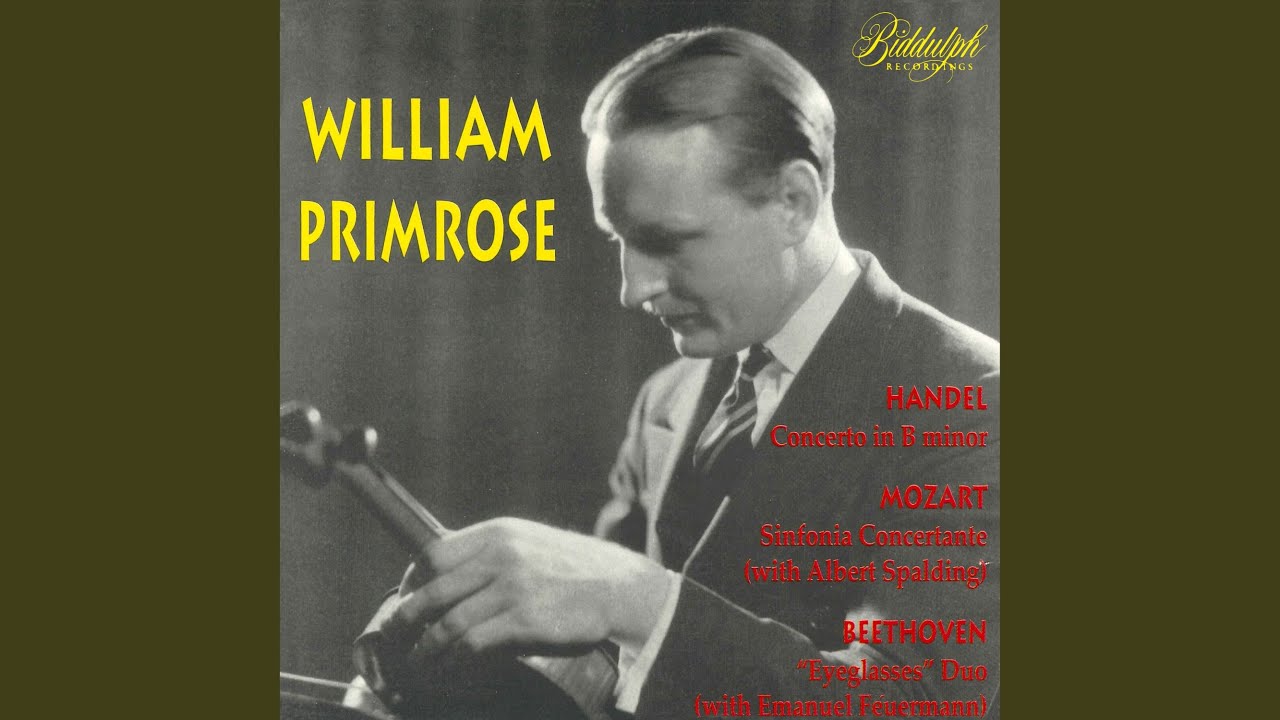 Viola Concerto in B Minor in the Style of Handel: I. Allegro moderato