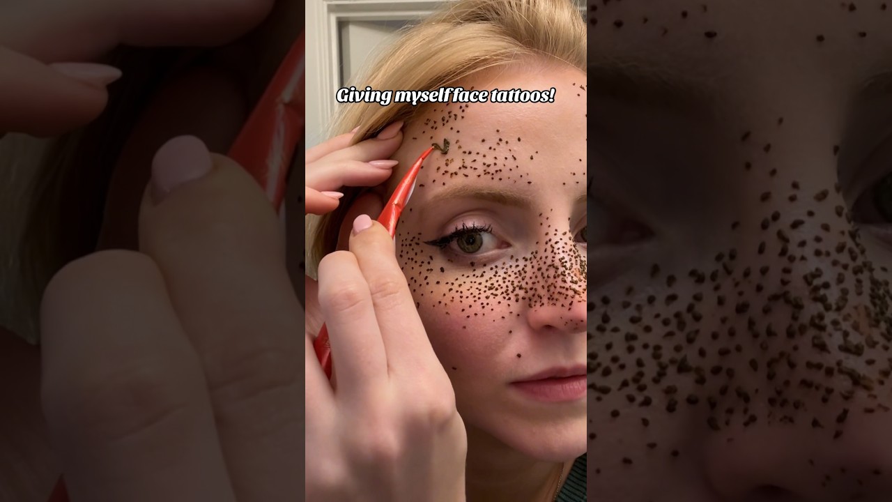 DIY at home Face tattoo!