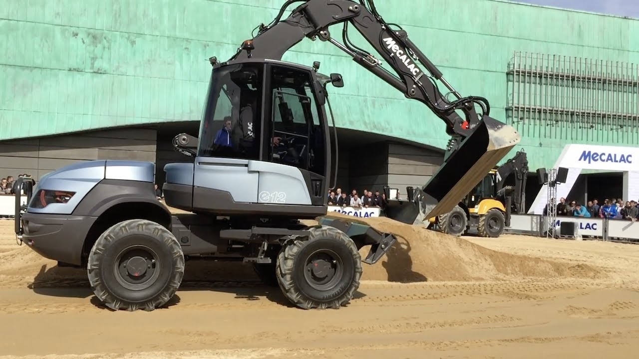 Mecalac e12 100% électrique intermat 2018