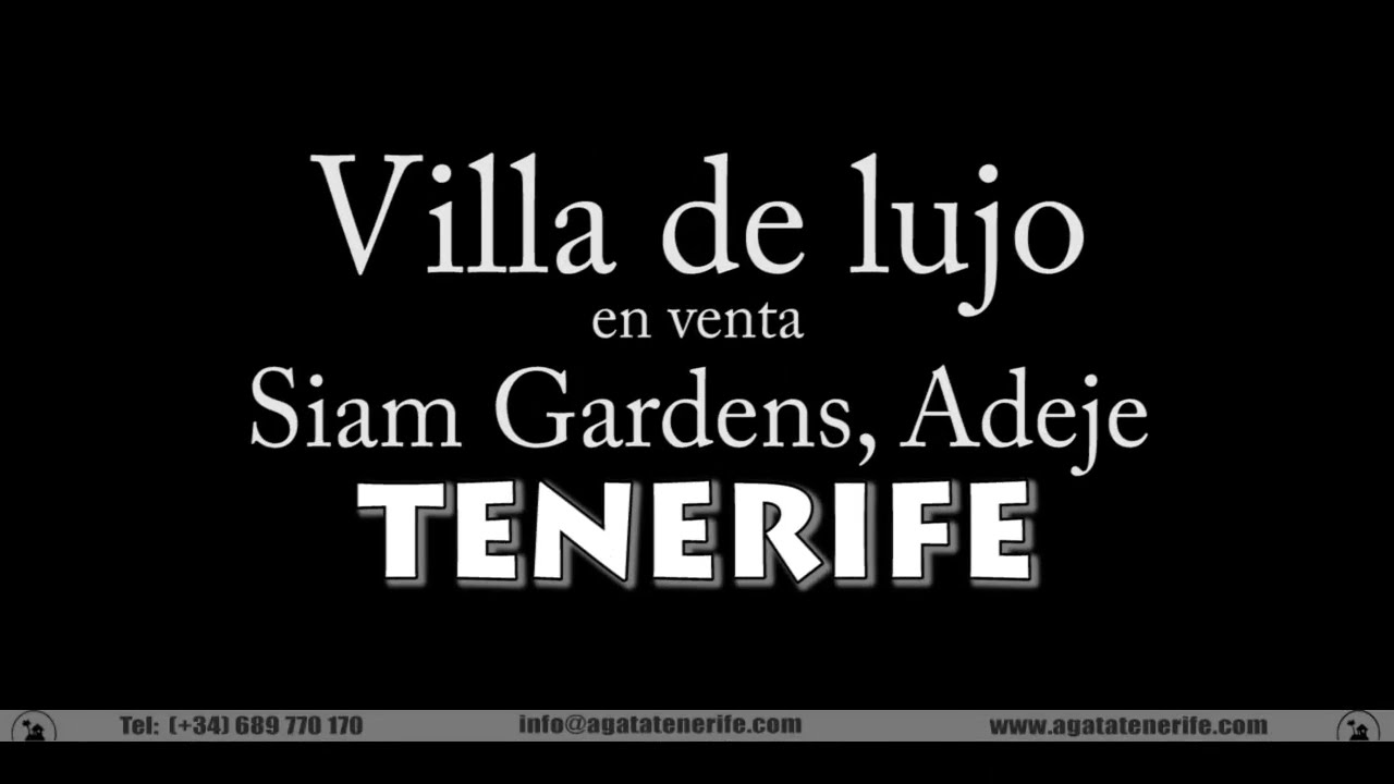 Villas de lujo en Siam Gardens, Adeje, Tenerife