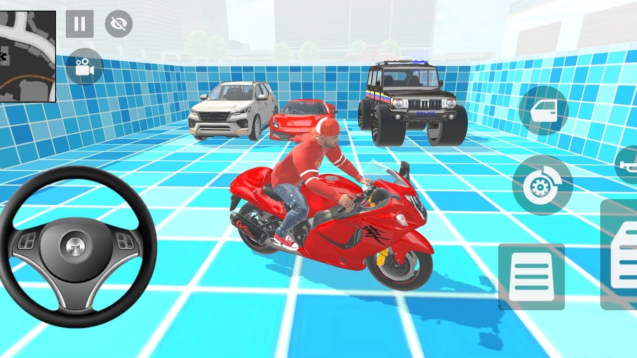 🎮 Franklin Order By 1️⃣ Toyata Fortuner & Farrari Supercar & Modify Police Car  🇮🇳 Indian Bike Auto 
