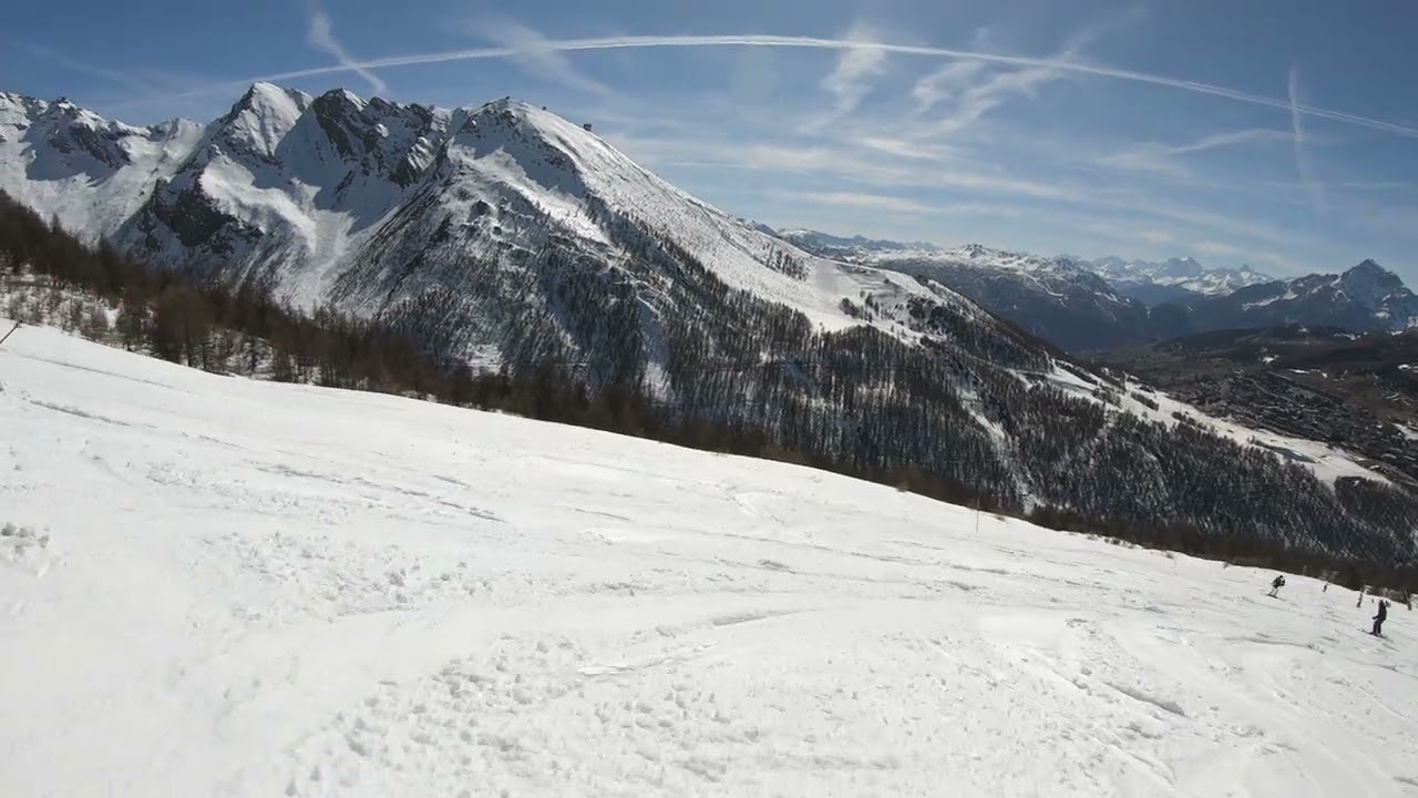 Vialattea:Piste 31 + 8 Borgata Sestriere