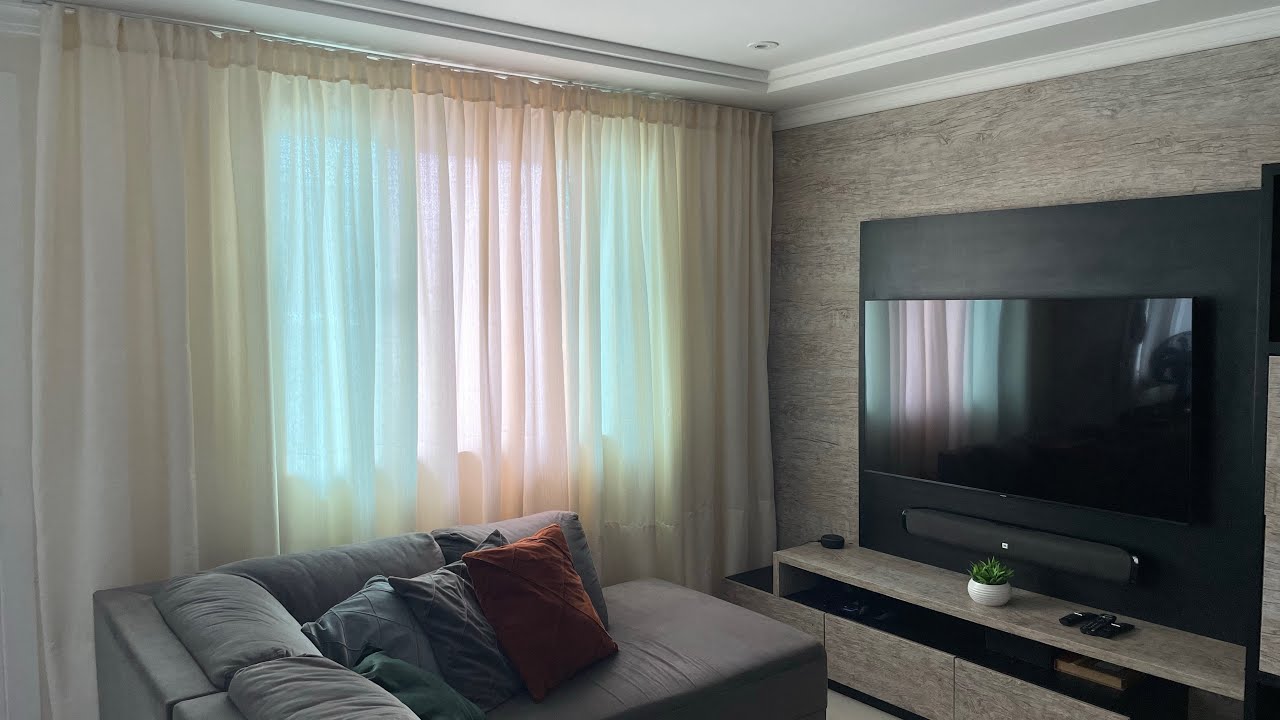 FIZ UMA CORTINA WAVE PARA SALA