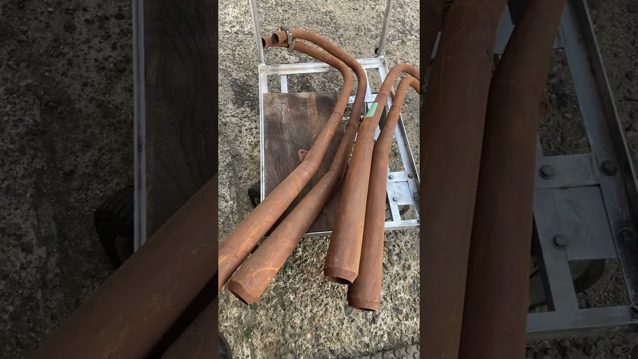 CB750用？かな？当時物マフラー　レーシングタイプかな？ヤフオク状態確認用動画