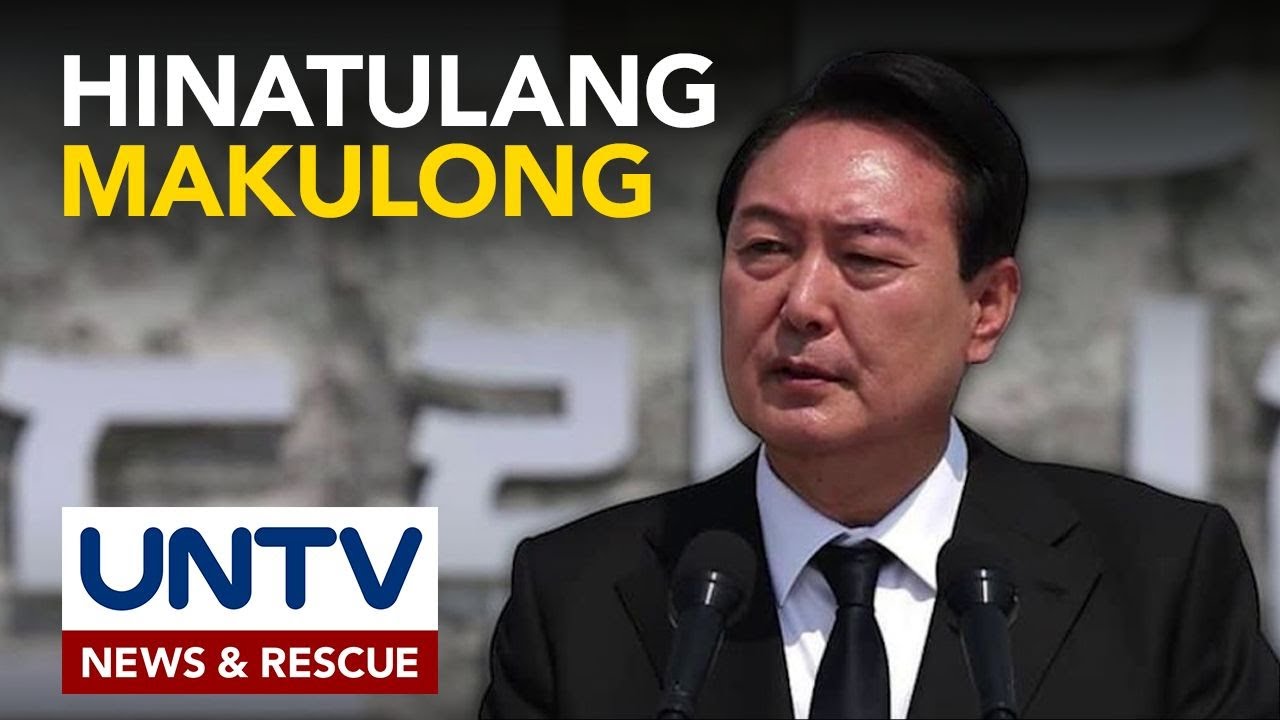Ex-Sokor Pres. Yoon, hinatulang makulong ng 5 taon kaugnay sa Martial Law ruling