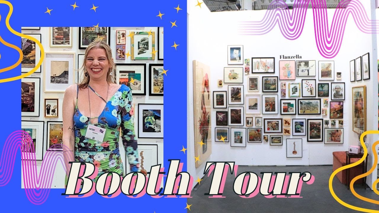 Toronto Art Show Booth Tour |The Artist Project Exhibition, Toronto Collage Artist