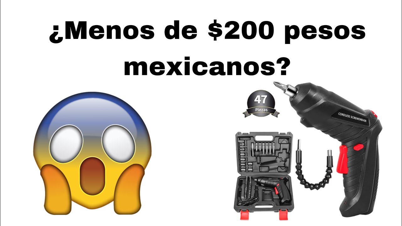 Atornillador más económico de Mercado Libre 🤯 #carpintería