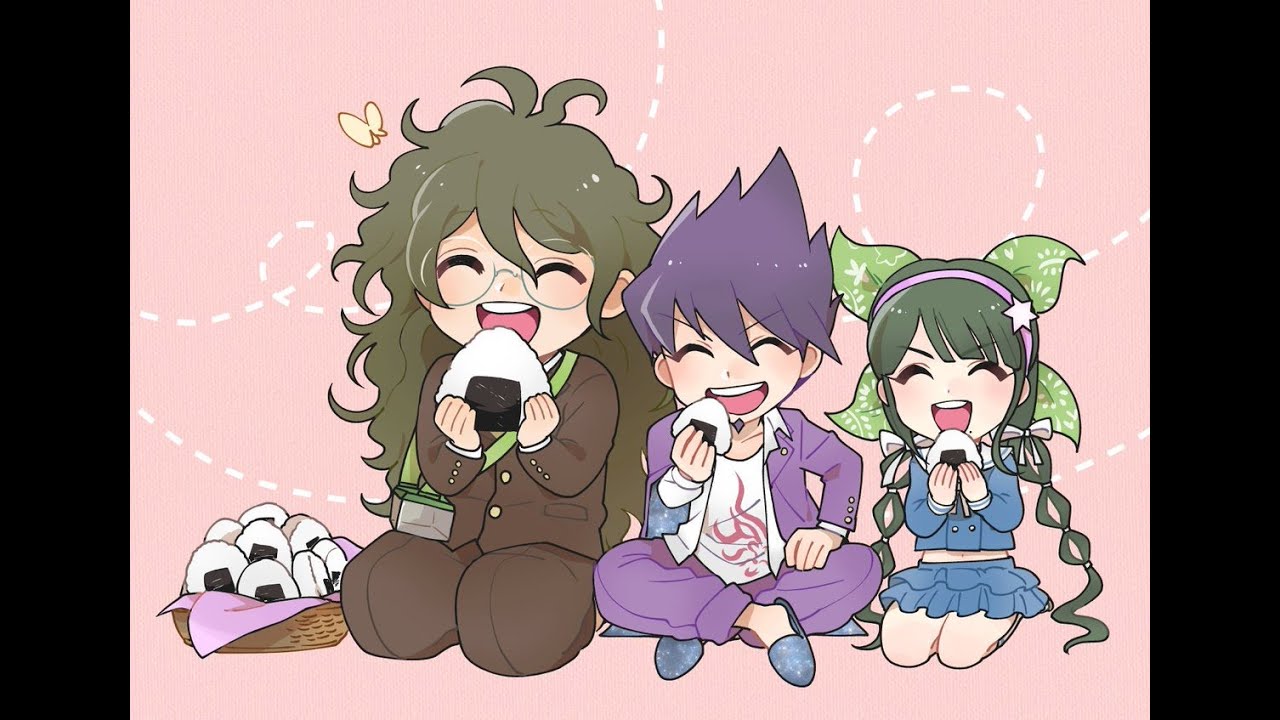 Danganronpa characters saying their names but Gonta everyone's friend