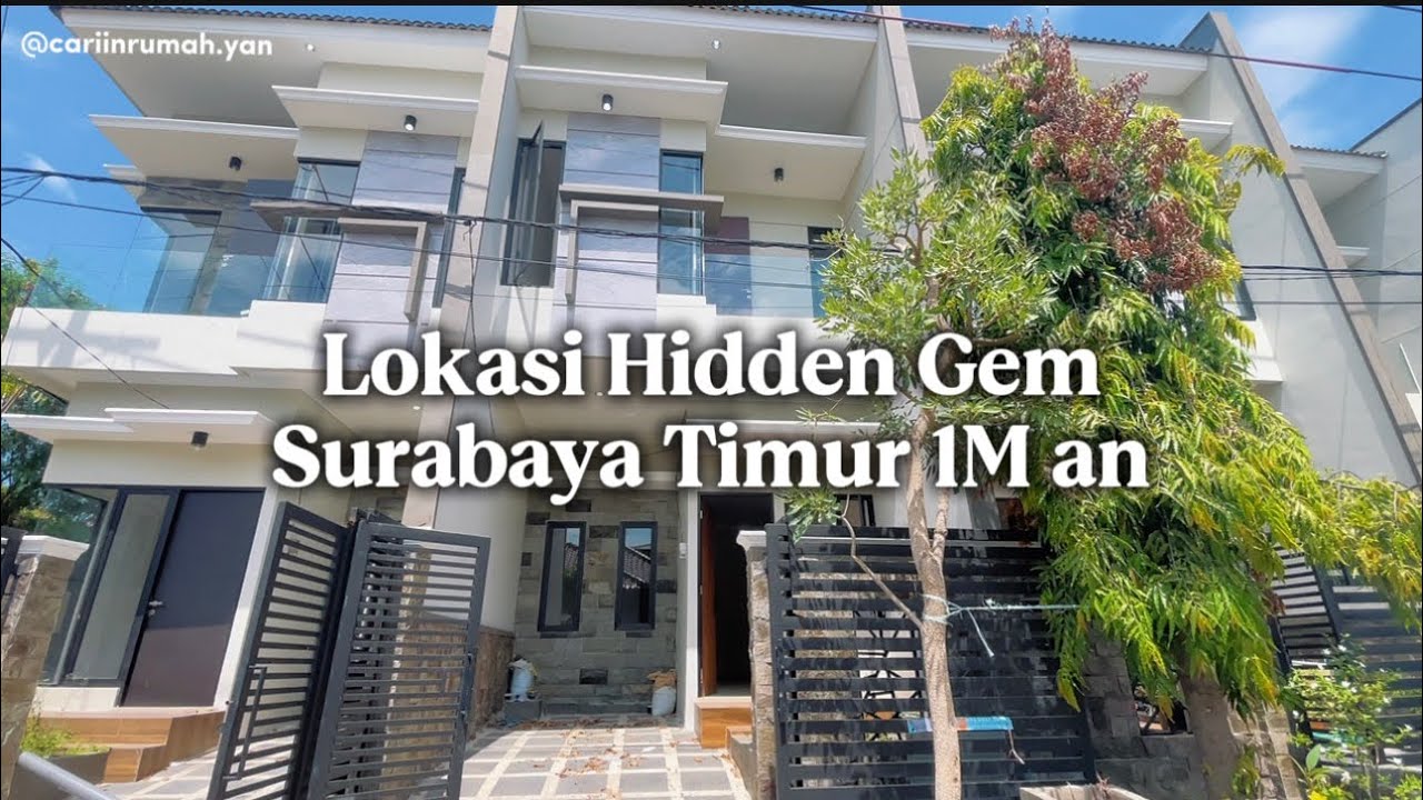 Lokasi Hidden Gem di Surabaya Timur 💎 | Rumah Baru 1M an Bisa Pilih dari 3 Tipe ✨🏡