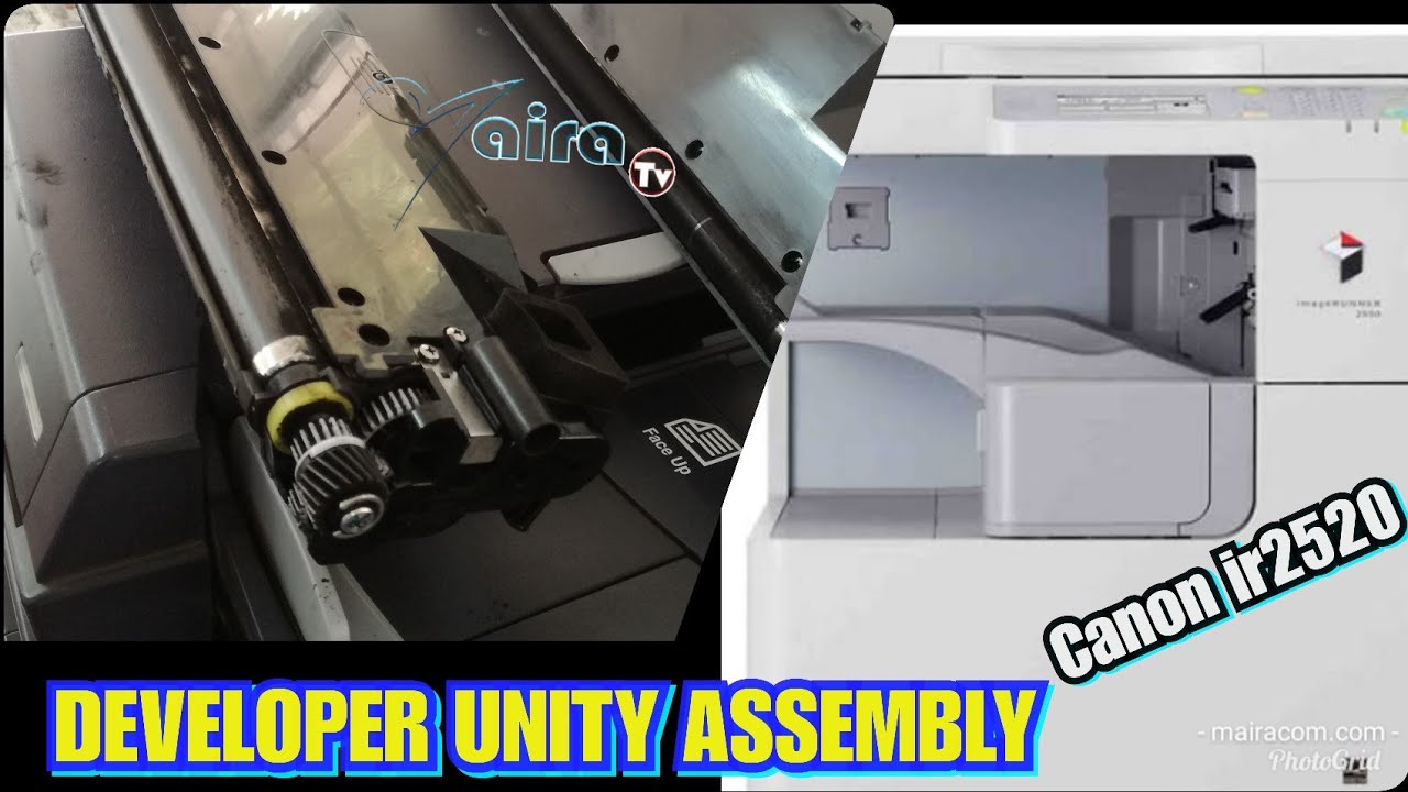 WHAT IS DEVELOPER UNIT( KAZI YA DEVO NA MAGNETIC ROLLER CANON IR 2520)