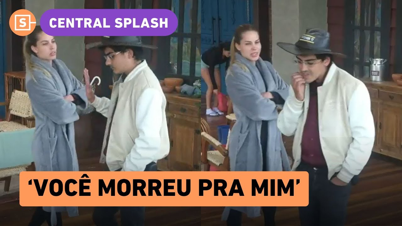Saory termina com Dudu Camargo após delegação do Fazendeiro: 'Você morreu pra mim!' Veja como foi
