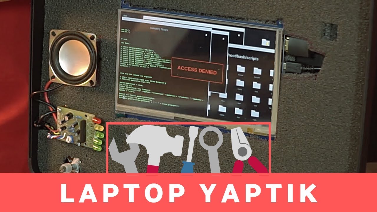 Laptop Yapımı - Raspberry Pi 4 Work Station