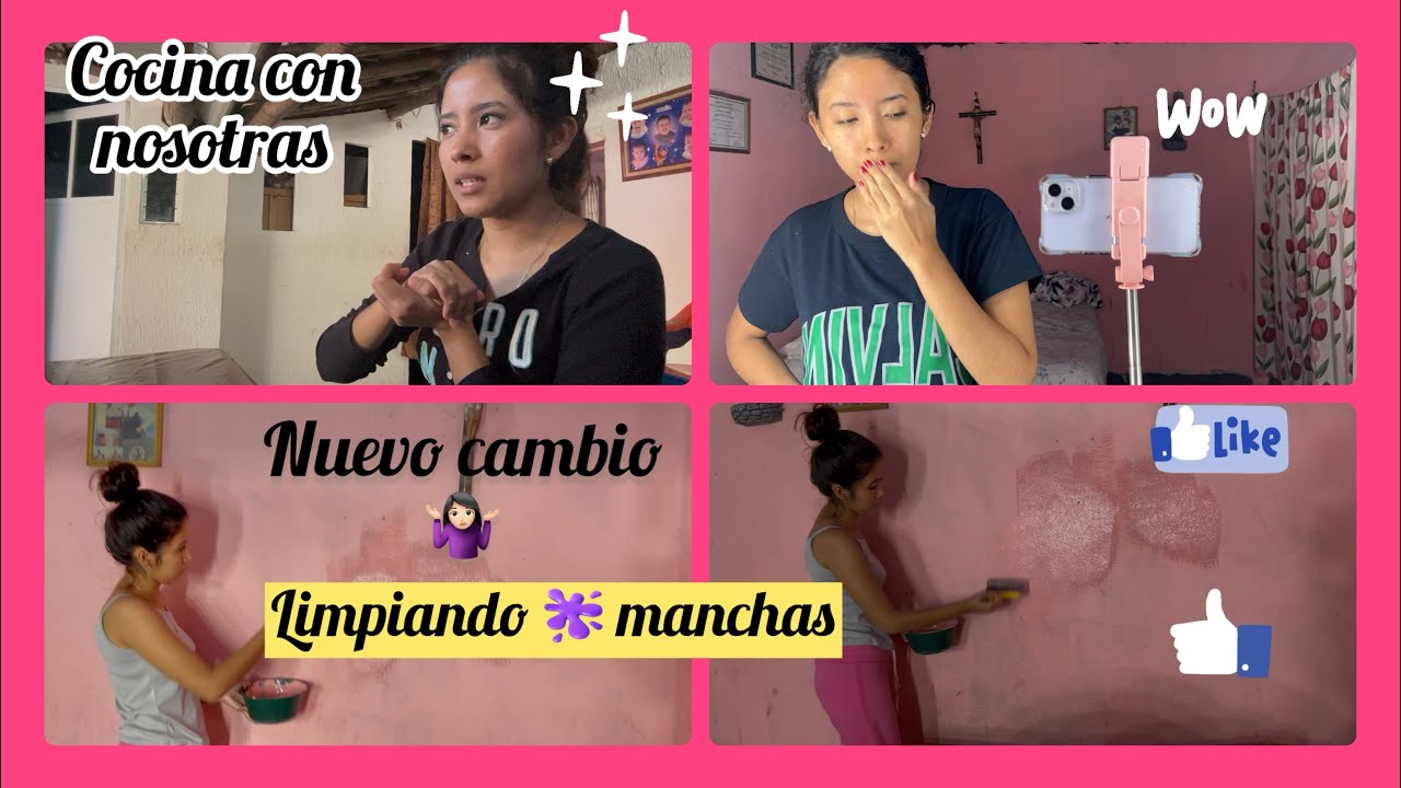 Cocina con nosotras 🌮// Pinte mancha 🫟 De mi pared‼️Vlogcito‼️