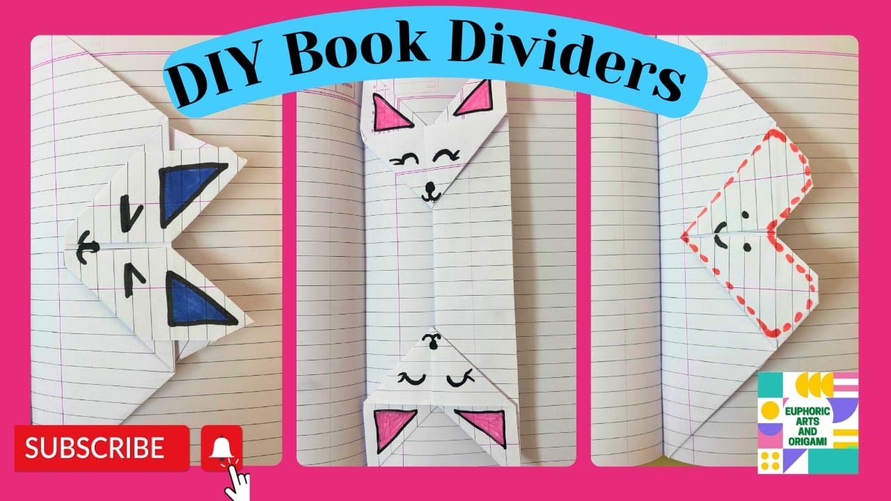 DIY Notebook Divider Ideas for School | 3 Easy Paper Crafts l Cute Notebook Divider Ideas |Origami 