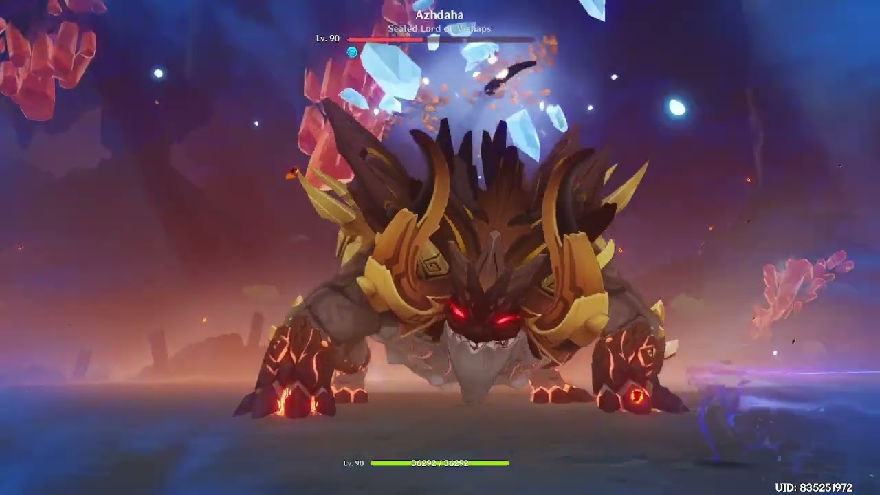 Solo C0 Yelan vs Azdaha | Genshin Impact