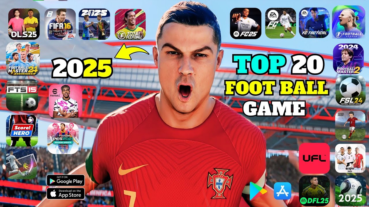 🔥 Top 20 Best Football Games for Android in 2025! ⚽📱 #footballgames