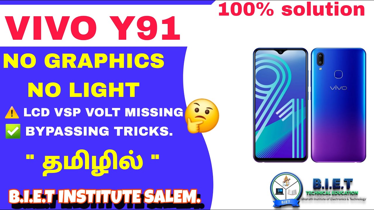 Vivo Y91 No Graphics/No Lighting Issue Fix | Easy Bypass Tutorial.