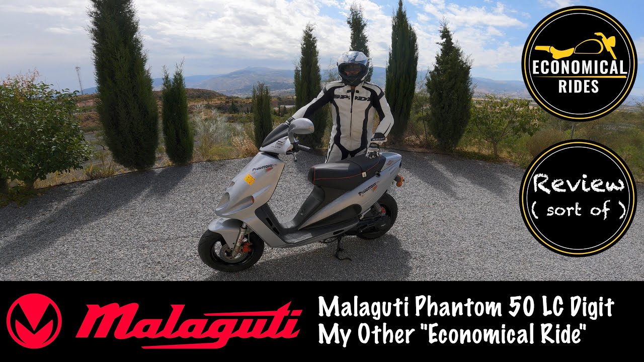 Malaguti Phantom F12 Digit 50 LC Review - ER's Other Economical Ride Reviewed ( sort of ! )