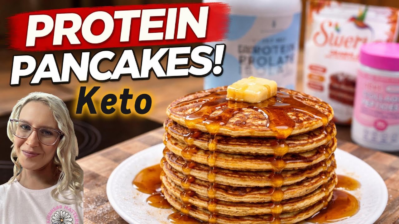 Keto Pumpkin Protein Pancakes