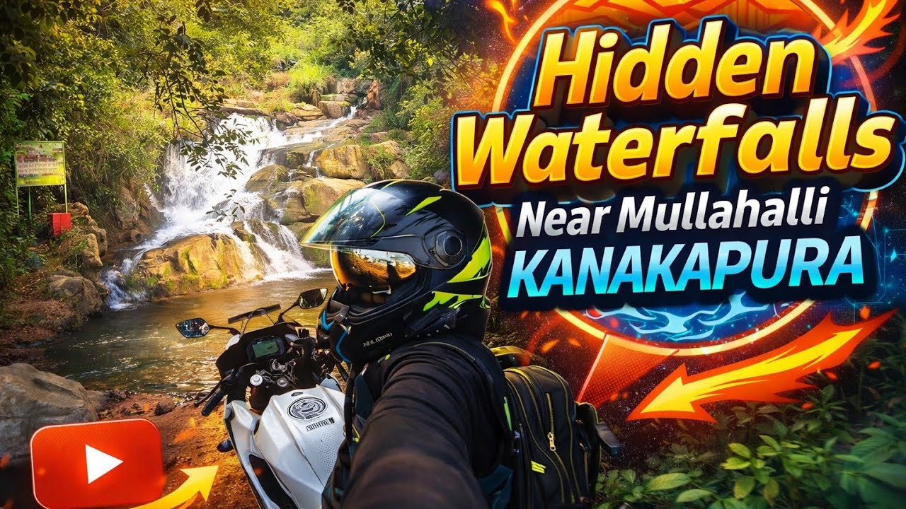 Forest Ride + Hidden Waterfall | R15 V4 Vlog | Kanakapura