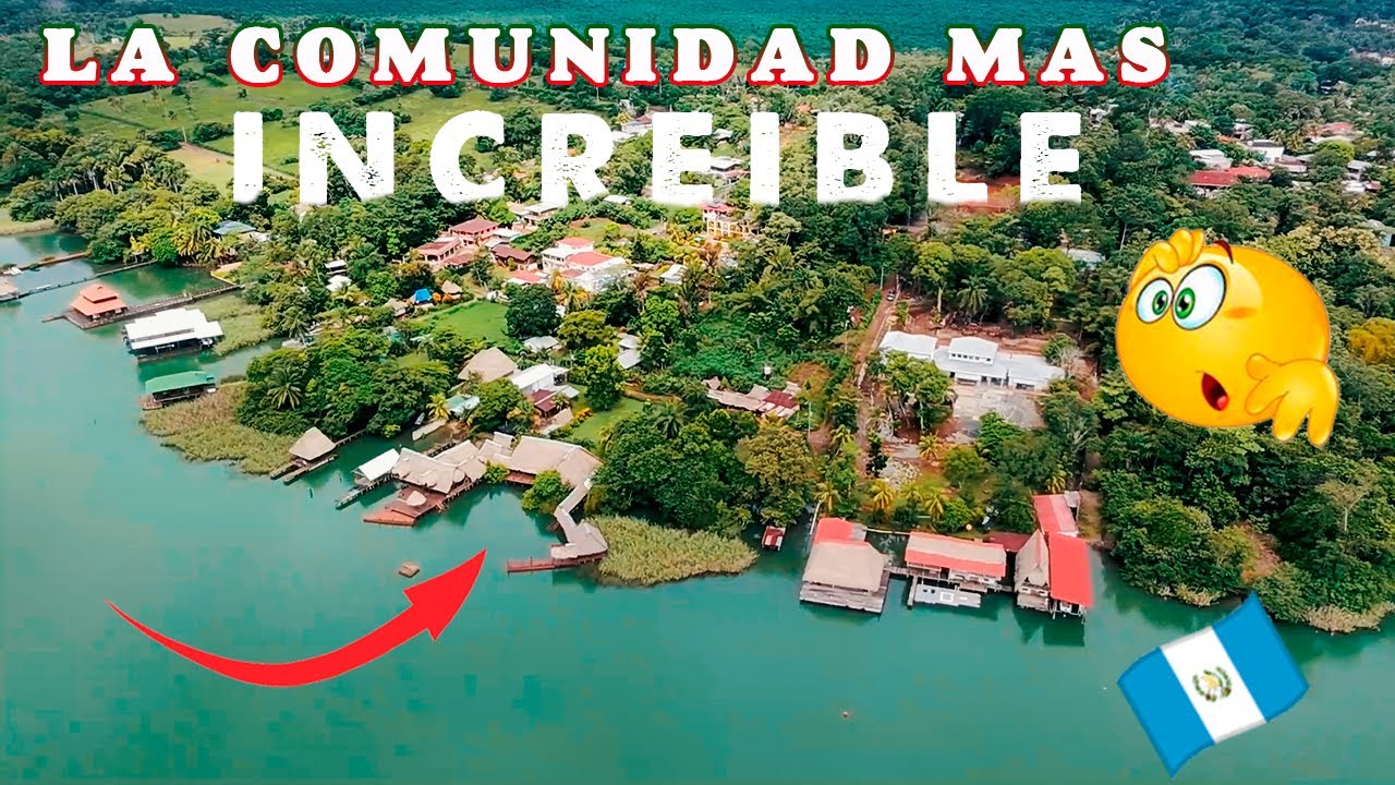 Conoce la ALDEA mas HOTELERA en\ Izabal Guatemala.