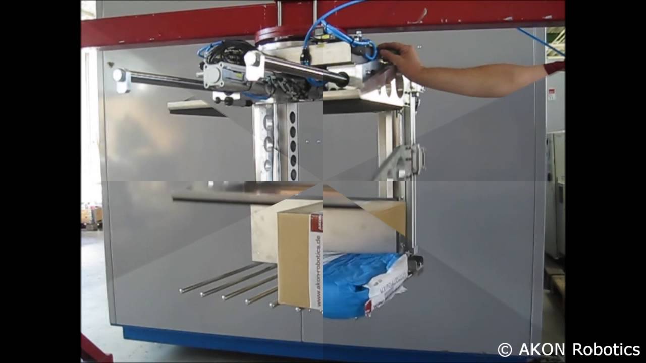 Zinkengreifer | Sackgreifer | Kartongreifer | Dosengreifer - Universell | AKON Robotics