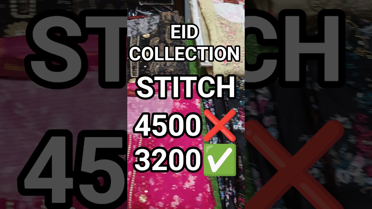 STITCH COLLECTION SALE 3200✅Whatsapp/03102415739