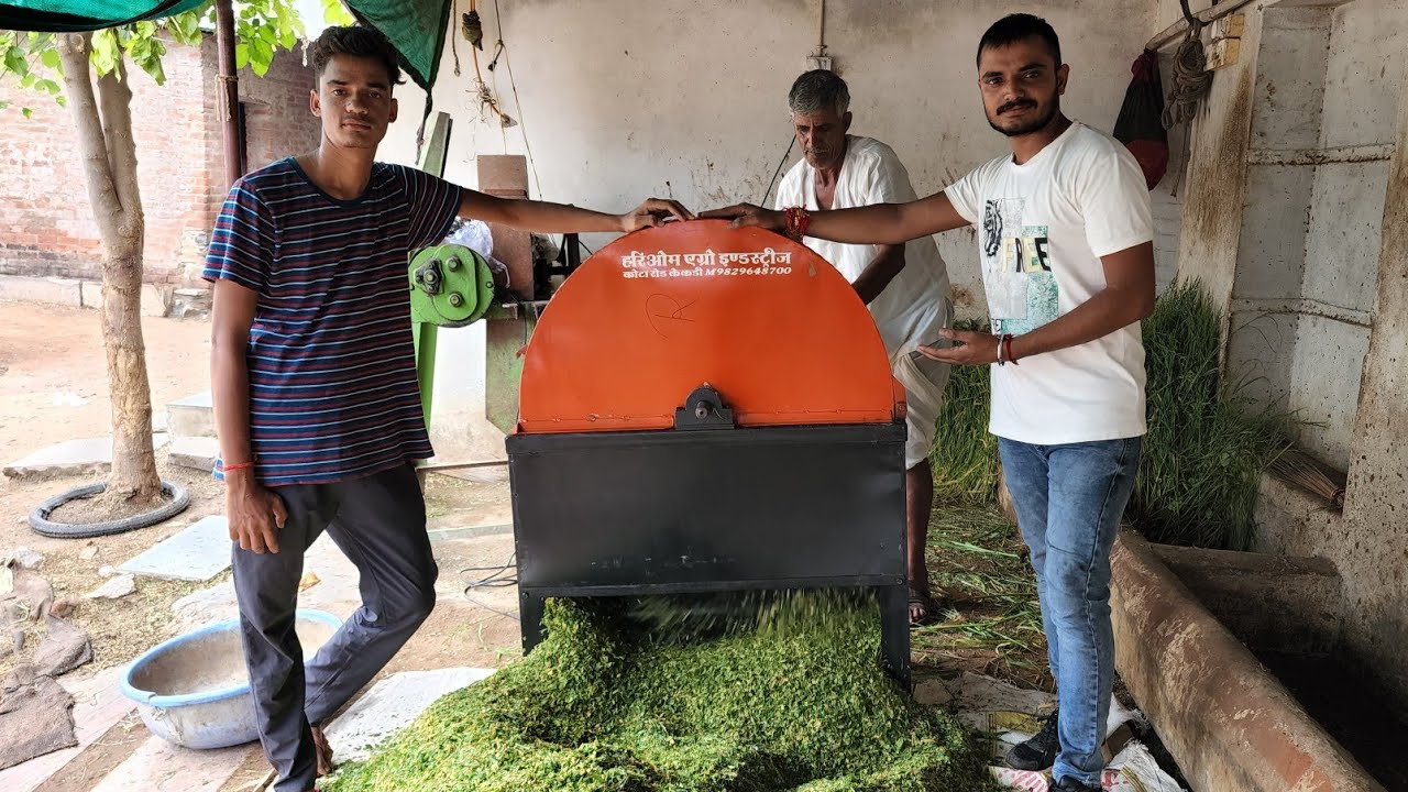 सबसे हैवी और सबसे सस्ता चाफ कटर मशीन|| chaff cutter Desi jugad masin 7023787699