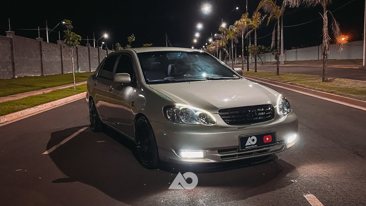 COROLLA 1.8 2003 COM RODAS 17 SUSPENSÃO FIXA FARÓIS DRL PROJETO DIFERENCIADO CÂMBIO MANUAL EP #471