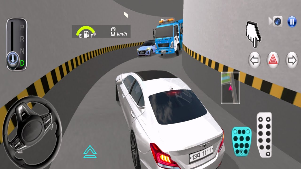 3d Driving Class #18- car parking and servicing  - Android Gameplay