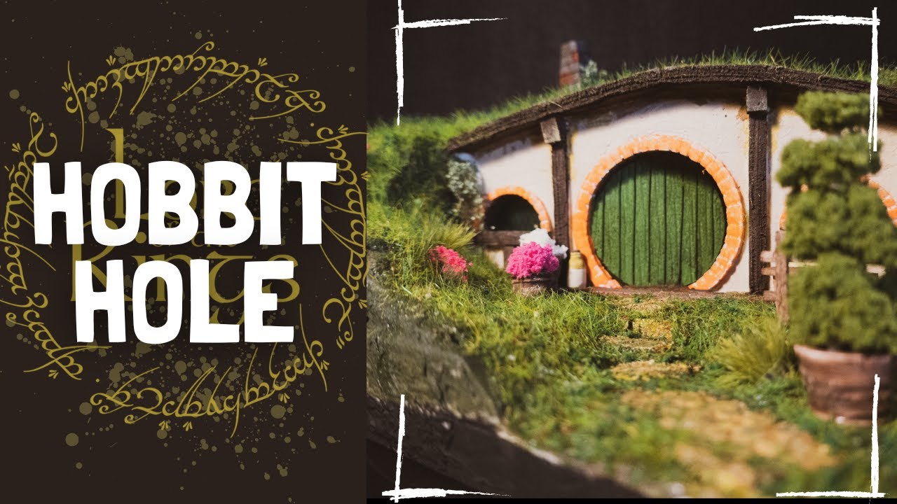 Como hacer diorama AGUJERO HOBBIT - Facil y rapido