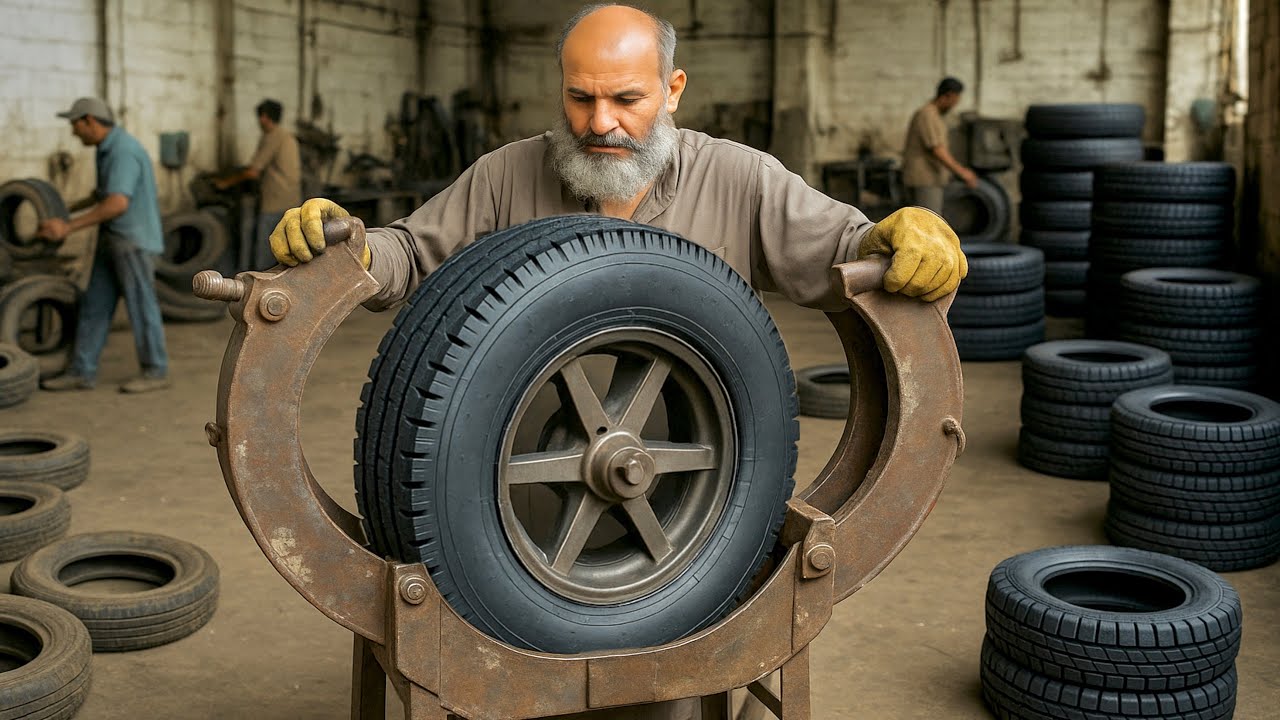 How to Make Old Tires Like New | Low Cost Tire Retreading”