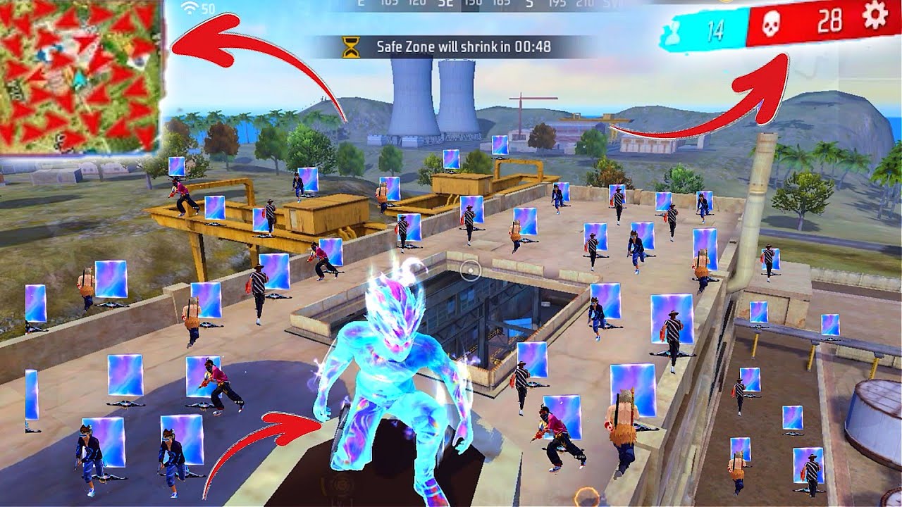 CHALLENGE:- BOOYAH ON FACTORY BUT ALL ENEMY TELEPORT ON FACTORY BARMUDA😭FREE FIRE