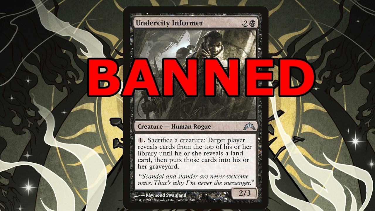 UNDERCITY INFORMER BANNED!  B&R Update Analysis for Legacy MTG