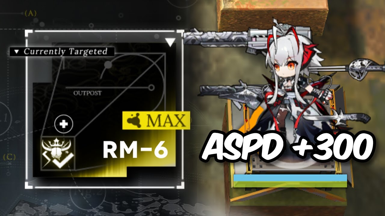 【Arknights】Breaking Everything with ASPD +300 | RM-6 100% 4ops
