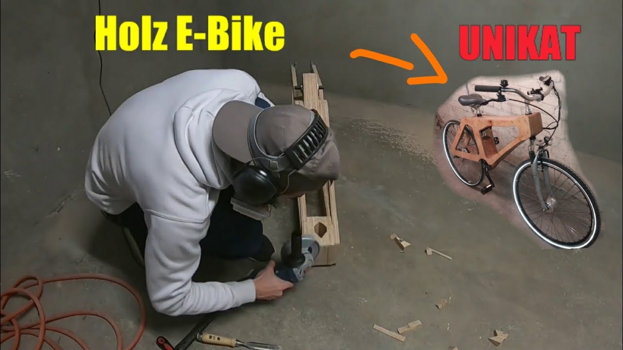 E-Bike aus Holz selbst gebaut / Holzfahrrad Eigenbau / Homemade Wood Bike | DIY E-Bike