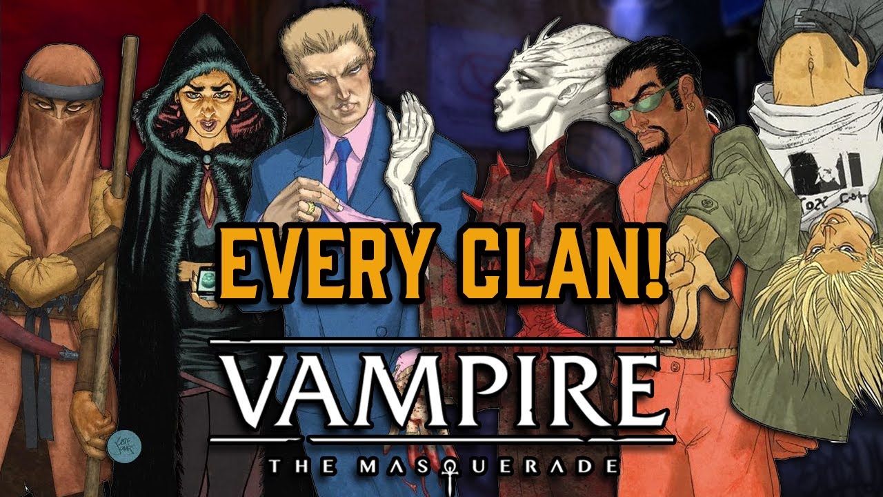 Explaining Every Clan in Vampire the Masquerade | Lore Compilation