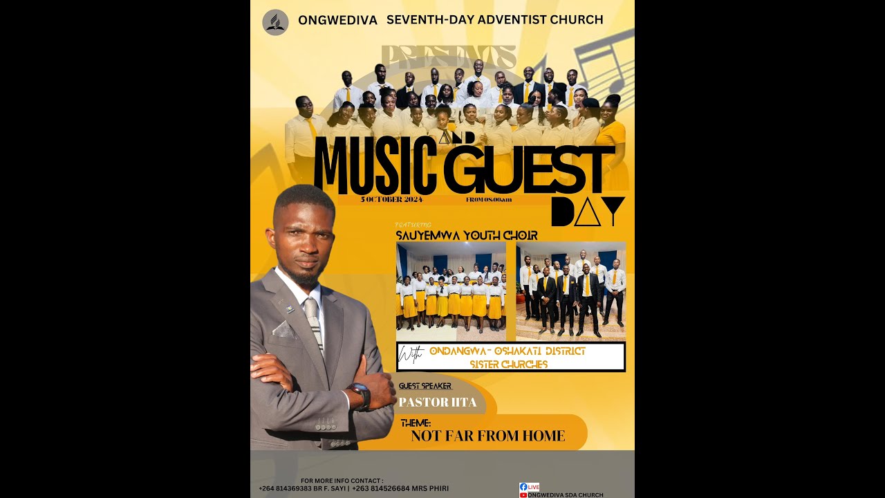 ONGWEDIVA SDA CHURCH || MUSIC AND GUEST DAY || CONGREGATIONAL SINGING || HYMN 439