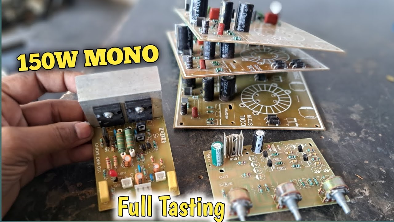 150W MONO Amplifier 😱 | Stereo Amplifier Making | Stereo & MONO Comptition 😱 | #video #delhilajpat 