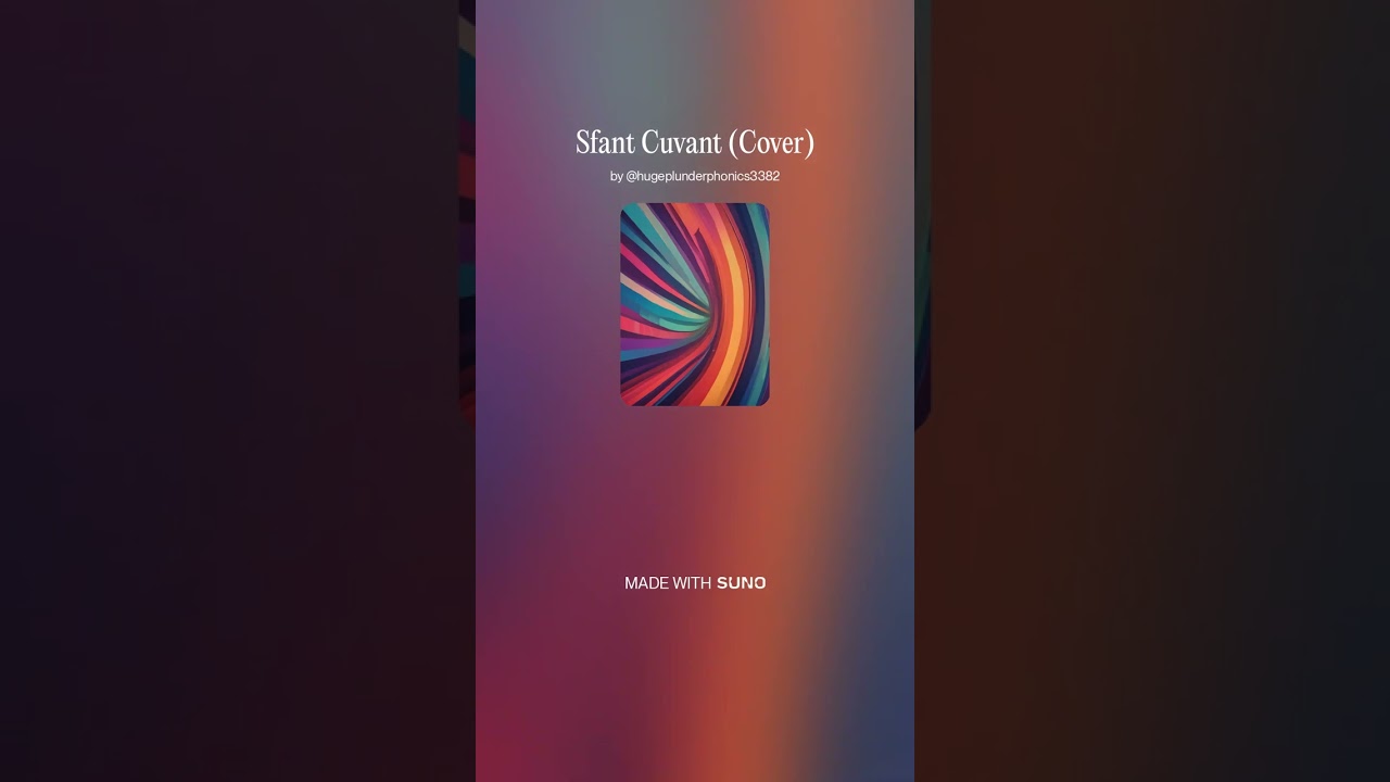 Sfant Cuvant Cover