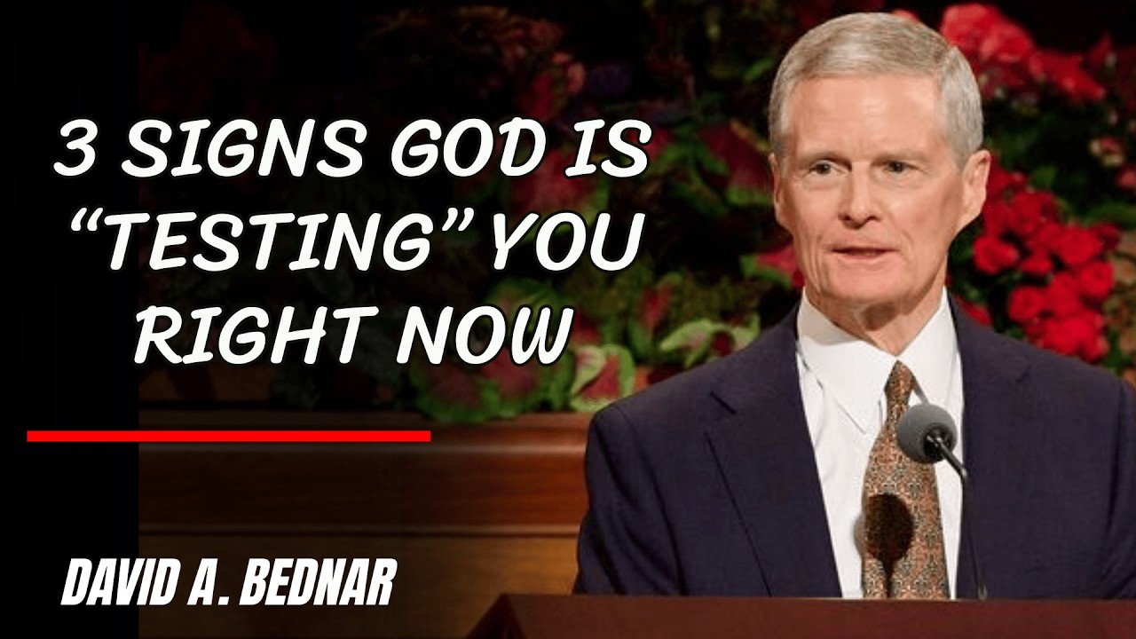 David A.  Bednar | 3 signs God is “testing” you right now… and many people DON’T NOTICE!